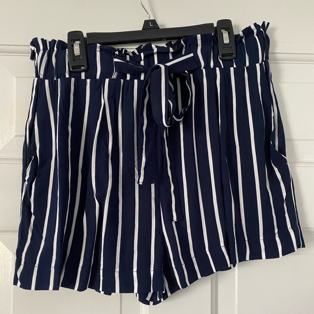 Flowy Striped Shorts
